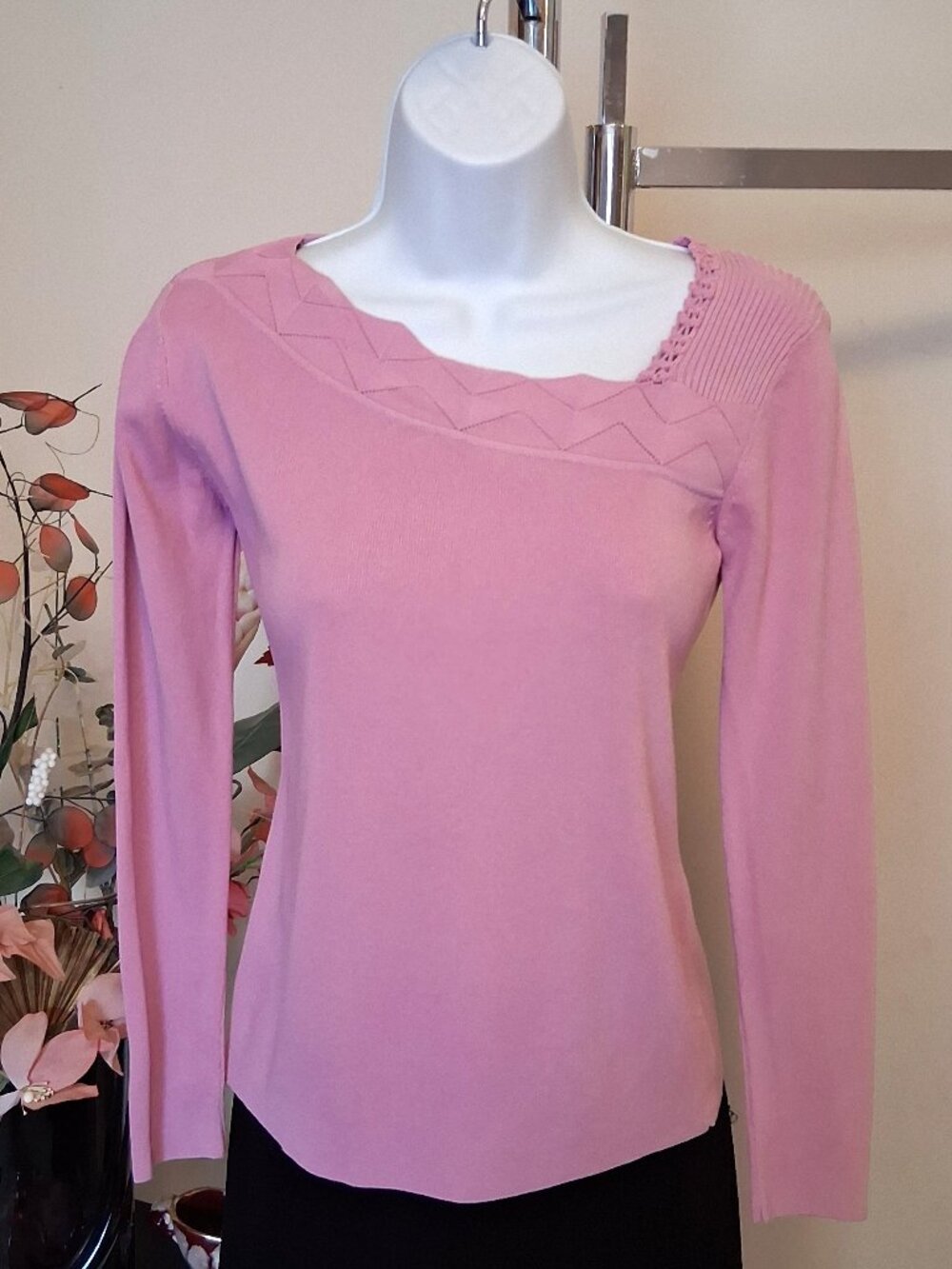 Dense Knit Cardigan Sweater - Soft Spring Fall Winter Layering Piece – Pink
